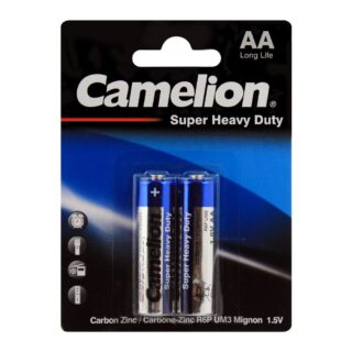 Camelion Super Heavy Duty AA& A Batteries, Pack of 2
